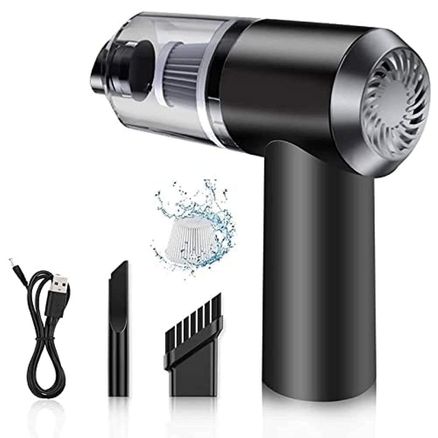 🌪️ UltraVac Neo | 9000Pa Cordless Mini Vacuum 💨 | Dual Suction & Blower 🌀 | Fast USB Charging 🔋 | Perfect for Car, Home & Tech Gear 🚗🏠💻